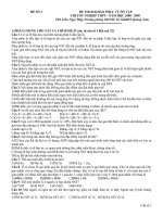 Đề tôt nghiệp tham khảo 3