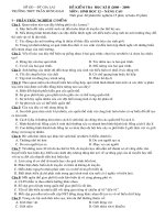 ĐỀ THI THỬ SINH 12 NC