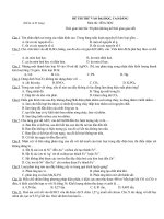 ĐỀ THI ĐH + Đáp án (ĐỀ 15)