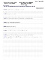 KT HK II GDCD 7- năm học 2008-2009