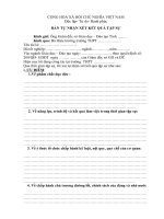 Mẫu nhận xét hết tập sự