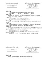 Đề thi thử vào 10 THPT 2009 - 2010