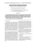 NGHIÊN CứU CHế BIếN THử NGHIệM BáNH PHồNG NấM