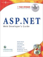 ASP NET web developer's guide 
