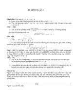 đề yhi thử đại học