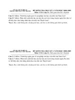 Đề thi HK 1 (0809) Văn 11