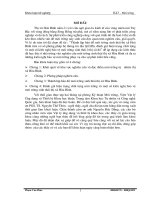 Đánh giá hiện trạng chất lượng môi trường và một số kiến nghị bảo vệ môi trường sinh thái thị xã Hòa Bình