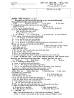 đề kiểm tra tiếng việt 2