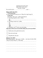 ĐỀ THI GIỮA KÌ II MÔN TVIỆT LỚP 1