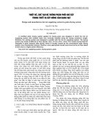 THIếT Kế, CHế TạO Hệ THốNG PHÂN PHốI KHí SấY TRONG THIếT Bị SấY NÔNG SảN DạNG HạT