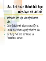 Bài 10. Duyệt lại và chia sẻ bản trình bày