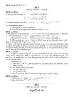 Đề Luyện thi vào 10 môn Toán (09-10)