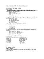 Bộ đề Mẫu thị HK2 ĐỊA LỚP9 (5đề)