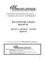 Bài giảng: Sai số (Đại số 10)