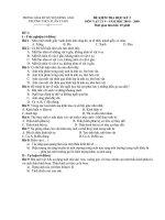 Kiểm tra học kỳ 2 - Vật lý 9 (08-09) hay