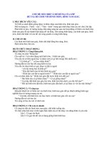 ĐỀ TÀI: BÉ CHƠI VỚI HÌNH TRÒN, HÌNH TAM GIÁC