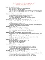 1000 câu hỏi trac nghiem VL ôn thi vào ĐHCĐ Phần 10.doc