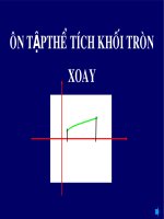 On tap the tich khoi tron xoay