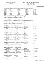 DE TRAC NGHIEM VAO LOP 10 SO 13