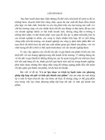 Cơ sở lựa chọn và trình tự hạch toán các phương pháp tập hợp chi phí và tính giá thành sản phẩm