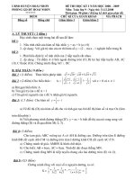 DE + DAP AN MON TOAN 9,8,7,6