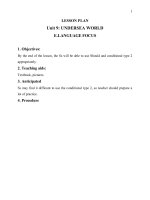 unit 9-focus language-undersea world