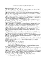 Bài tập chương nguyên tử và BTH