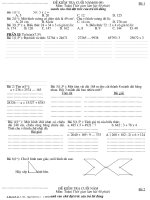 Đề ôn tập cuói năm L3- THQT- Thái BÌnh