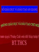 Đổi mới PP dạy Vật lý THCS