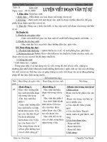 Tiết 31 Luyện tập viết đoạn văn tự sự