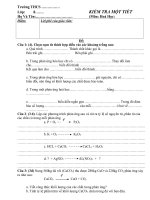 KT 45'''' HÓA 8 HK I