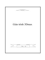 Giáo trình 3dmax 