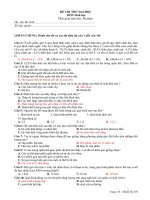 ĐỀ THI THỬ ĐẠI HỌC CAO ĐẲNG MÔN SINH 3