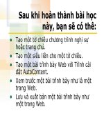 bài 9. Tạo một bài trình bày Web