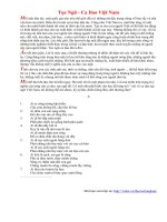 Tục ngữ, ca dao Việt Nam