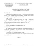 ĐỀ THI CHỌN HỌC SINH GIỎI TỈNH LỚP 12 NĂM HỌC 2012 – 2013 MÔN GIÁO DỤC CÔNG DÂN LỚP 12 THPT - SỞ GD&ĐT NGHỆ AN