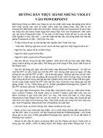 Nhung Violet vao PowerPoint