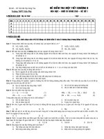 KIEM TRA MOT TIET CHUONG 6