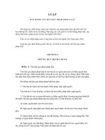 Luật ban hành văn bản quy phạm pháp luật