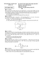 ĐỀ THI TUYỂN SINH LỚP 10 HỆ CHUYÊN NĂM 2012 MÔN VẬT LÍ – SỞ GIÁO DỤC VÀ ĐÀO TẠO LONG AN