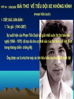 BT về tiểu đội xe không kính