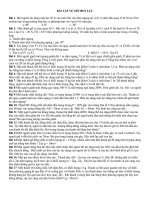 Bài tập về mô men lực