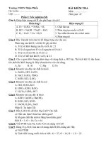 KTKSCL Kì II Hóa 8