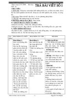 Tiết 16 Trả bài viết số 1