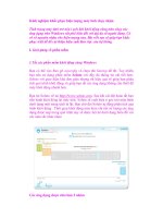 Kinh nghiệm khắc phục hiện tượng máy tính chạy chậm 