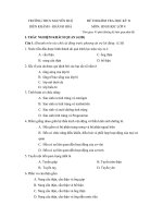 ĐỀ THI KIỂM TRA HỌC KỲ II MÔN SINH HỌC LỚP 8 TRƯỜNG THCS NGUYỄN HUỆ, DIÊN KHÁNH - KHÁNH HOÀ