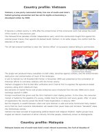 11 nước Đông Nam Á