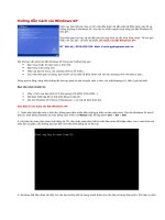 Hướng dẫn Cách cài Windows XP.doc