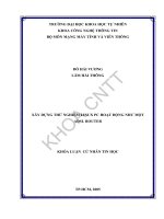 XÂY DỰNG THỬ NGHIỆM LINUX PC HOẠT ĐỘNG NHƯ MỘTADSL ROUTER 