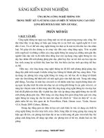 SKKN sử dụng CNTT trong dạy nhạc